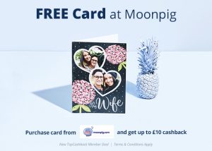 Free Card at Moonpig